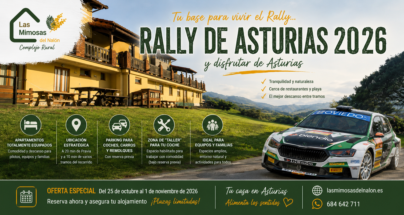 Alojamiento Rally de Asturias