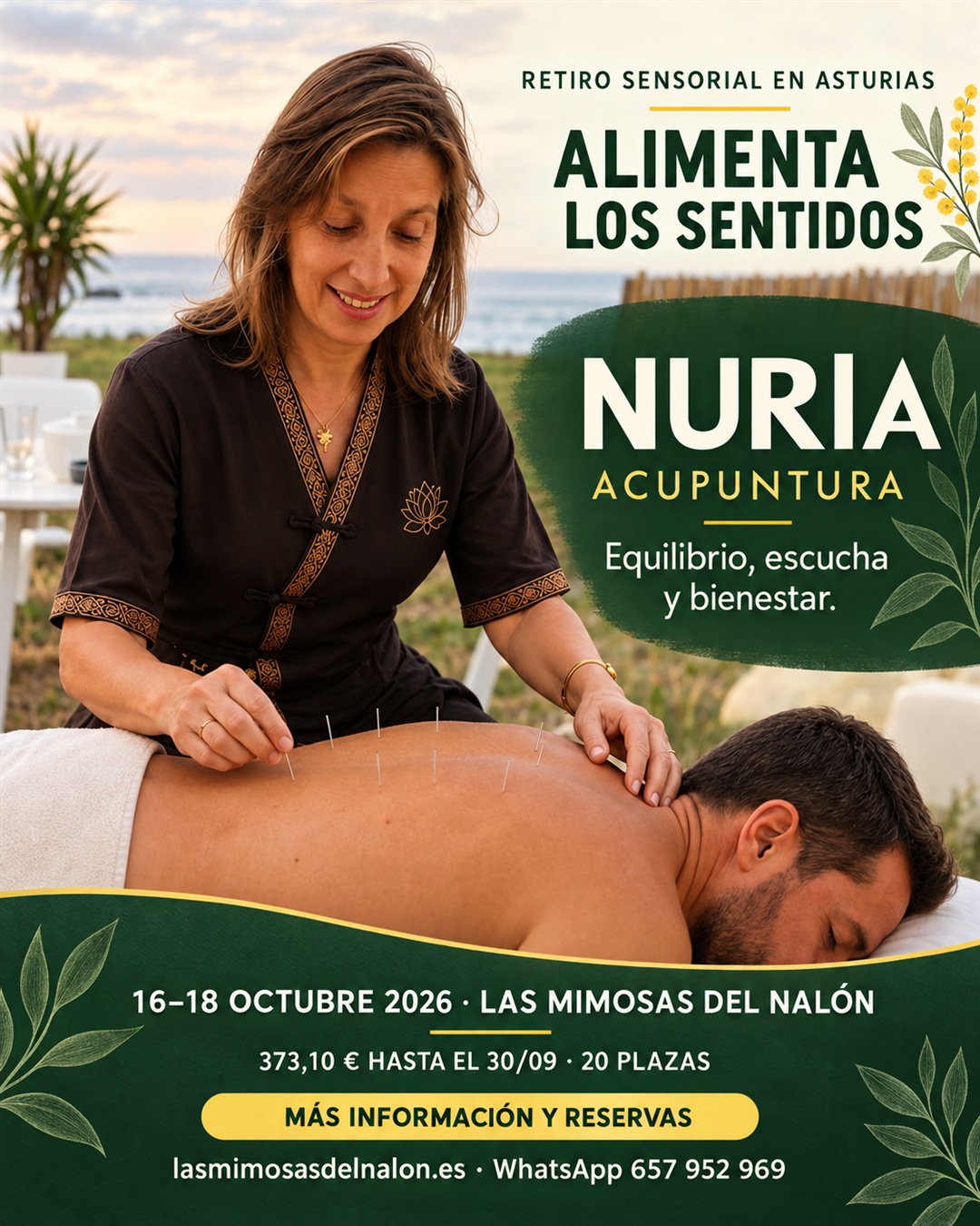 Nuria Prieto, acupuntura natural y autocuidado