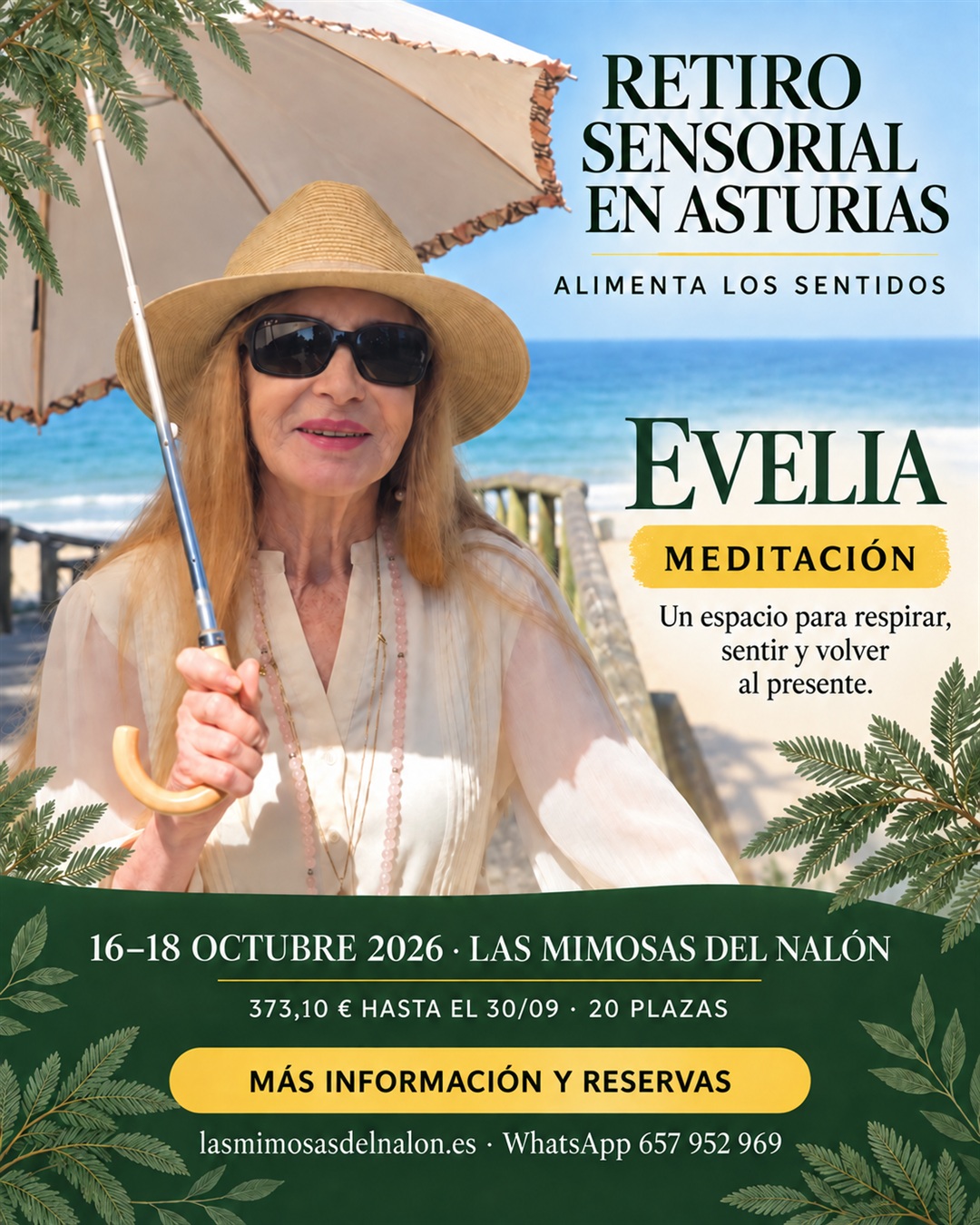 Evelia, meditación y un espacio para volver al presente