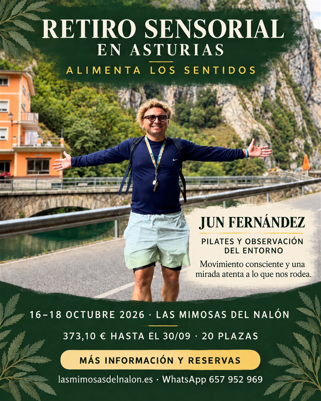 Jun Fernández, Pilates y observación del entorno